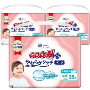 [군] 플러스 소프트터치 기저귀 팬티형 특특대 XXL 28p 3팩