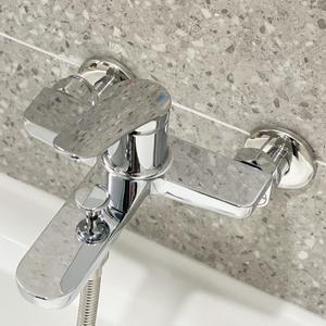 지리드 ZD-3201 4세대 제로 욕조 수전 샤워겸용 벽붙이 국내제작 샤워 수도꼭지 욕조용 화장실