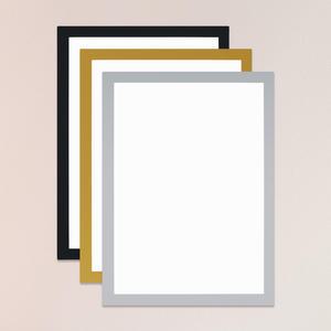 미니 포스터 자석 액자 프레임 A3 A4 A5 벽부착 심플 모던 광고판