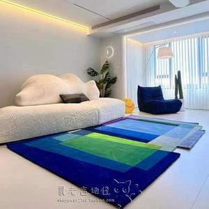 포인트 아트 거실 카페트 비정형 사각 겨울러그 식탁 감성 명화 풍경 플라워