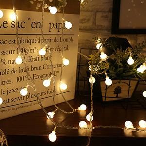 LED 크리스마스 트리 앵구 전구 가랜드 80등 10M 알 소품 앵두 캠핑 조명