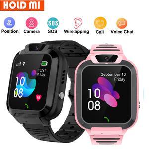 스마트 시계 어린이 SOS 통화 LBS 트래커 위치 Sim 카드 전화 시계 카메라 음성 채팅 IP67 방수 Smartwatch 어린이 선물