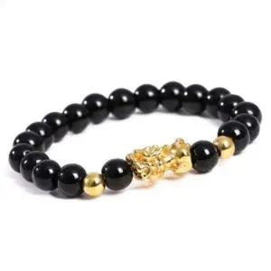 [하프클럽/셀러허브_여성트랜드패션]ONM 예쁜단주 비휴 염주 팔찌 8mm