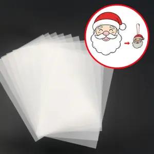 KC인증 반투명 슈링클스 종이 손그림용 A4 0.3mm 50매 DIY 키링만들기 열수축필름 취미 학교 미술수업