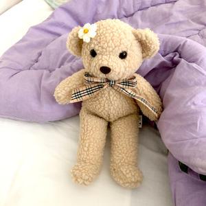 국산 테디베어곰인형 뽀글이 베이지 생일선물 애착인형 선물 기념 인테리어소품