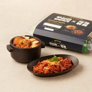 집밥한상 우삼겹된장찌개&제육볶음 930g