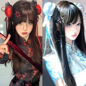 러플 레이스 프레 머리 장식 치파오 춘리 헤어 클립 바레트 액세서리 머리핀