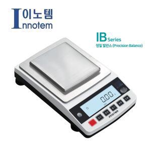 이노템 정밀 전자저울 IB-2100 미량저울 2kg/0.1g 충전 건전지 기본 RS-232C 포함 학교 실험 실습 교육 대한민국 생산
