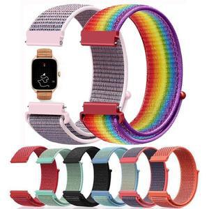 화웨이 워치 GT 5/4/샤오미 미 스마트 18MM 나일론 루프 밴드, 가민 비보액티브 4S/벤루 2s 코레아 손목