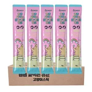 짜먹는 츄르 고양이 스틱 치킨 참치맛 15gx120개 고양이 영양 간식