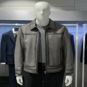 [트루젠] 트루젠 (역시즌) 리얼양가죽 빈티지에이징 트러커 점퍼자켓 2344LJ100430