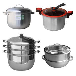 스텐 찜기 / 곰솥 / IH 인덕션 대형 찜냄비 찜통 찜솥 국냄비 곰탕 사골 만두 냄비