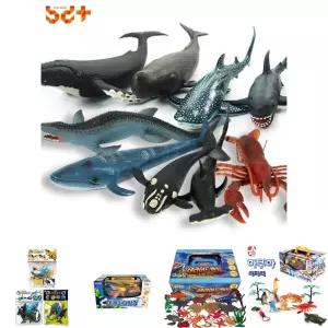 반디 소프트 해양 9종 세트/모형/피규어/바다/생물/어류/동물/아쿠아/교육용/학습/교구/완구/장난감/놀이