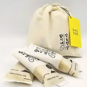 25년 햅쌀출시 / 강화섬쌀 100g 개별포장 14개입/당일도정 개별포장/ 선물 답례품 캠핑용