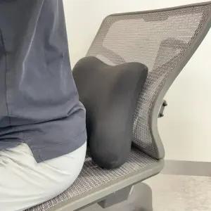 픽커스 편안한 사무실 등받이 쿠션 메모리폼 의자 허리 받침 등 요추 받이 컴퓨터 쇼파 침대