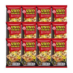 오뚜기 UNO 불고기 사각피자 99g 12개