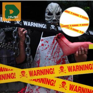 할로윈장식 포토존 홈파티 테이프 벽 배너 인테리어 공포 데코 경고 캠핑 장식 소품 호러 워닝 귀신의집