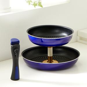 콕스타 비엔나 블루 매직핸즈 후라이팬 궁중팬 5중 다이아몬드 코팅팬 3종세트