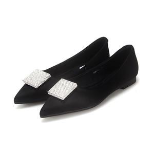 바바라 스틸레토 사각보석 여성플랫 1.5cm_BBG531