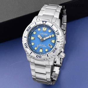 시티즌 BN0165-55L 프로마스터 해양 다이버 마린 아이스 에코드라이브 남자 메탈 시계 c