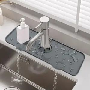 실리콘 물빠짐 설거지 싱크대 건조대 매트 설거지건조대 싱크대건조대 물빠짐트레이