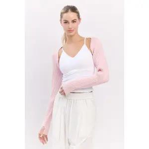 [국내매장판] 잇존 요가복 상의 투톤 볼레로