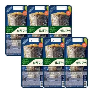 비비고 삼치구이 60g x 6개 전자렌지 간편 생선 구이