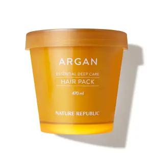 네이처리퍼블릭 아르간 에센셜 딥 케어 헤어팩 (대용량) 470ml (손상모케어)