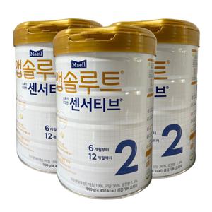 매일유업 앱솔루트 센서티브 분유 2단계 900g x3캔