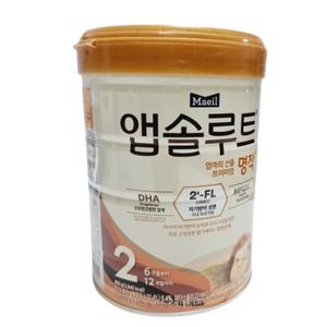 매일유업 앱솔루트 명작 분유 2단계 800g