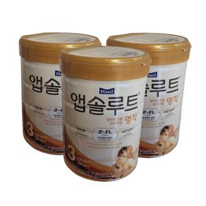 매일유업 앱솔루트 명작 분유 3단계 800g x3캔