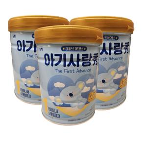 남양 아기사랑 수 어드밴스 분유 1단계 800g x3캔