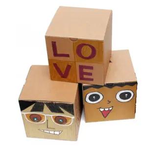 원데이클래스 꾸미기재료 크래프트 종이상자 10개/ 도안접기 미술놀이 돌봄교실