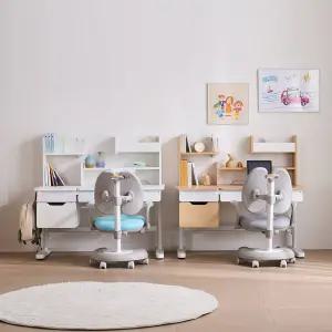 리바트 세계가구 프라임 키즈 각도높이조절 책상+의자 세트