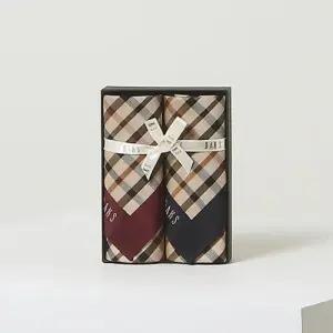 [AK분당점] [닥스] 하우스체크 면 손수건 2종세트 DCHA5E001N2