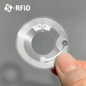 NFC 원형 Ntag213 칩 라벨 스티커 미니 키링 CD 태그