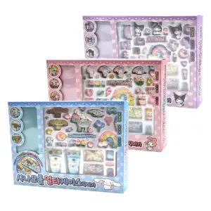 모모 생크림 데코덴 생크림데코 산리오 멀티케이스 꾸미기 세트
