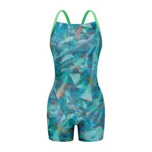 [아레나](대구신세계)여성 일반 3부 반신 실내수영복(솔티션샤인)(브라캡별도)(A5SL1PL53)GRN