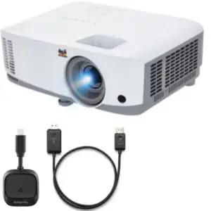 뷰소닉 빔프로젝터 레이저 4800안시 무선 동글 미러링