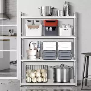 올 스텐 선반 900 4단 주방수납 정리 업소용 대 조립 실 장 진열 다용도 레스 DIY 베란다