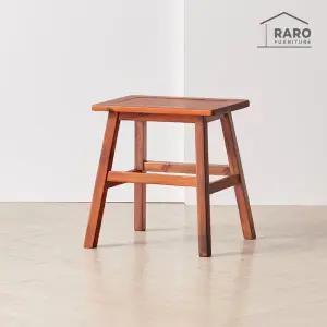 [라로퍼니처]마인 원목 화장대 스툴 감성 의자 화분 받침대