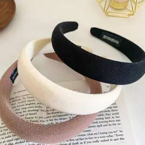 [골드스마일]볼륨 와이드 포근 머리띠 여자 헤어띠