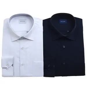 [대구백화점] [예작]배색카라 스판 솔리드 일반핏 긴소매(YJEFBR103 2종 택 1 (리오더 YJFSBR103))