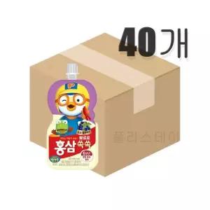 팔도 뽀로로 홍삼쏙쏙포도블루베리 100ml 40개 (원산지_상세설명에 표시)