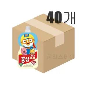 팔도 뽀로로 홍삼쏙쏙배도라지 100ml 40개 (원산지_상세설명에 표시)