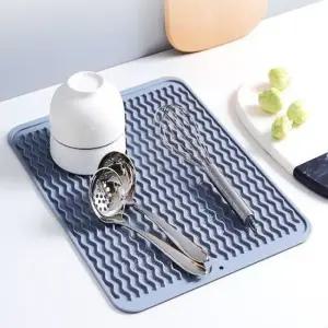 실리콘 에어프라이어 받침대 열차단 매트 큐커 받침대 오븐 내열매트 오븐