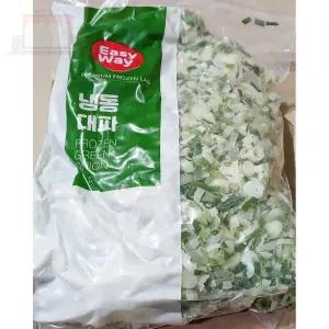 냉동대파 슬라이스 1K X5 냉동슬라이스파 냉동파 국물요리대파