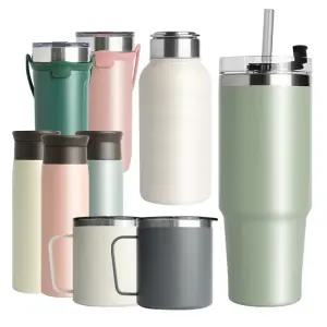 단일가 텀블러스텐머그컵스텐보틀 대용량빨대텀블러 캠핑등산컵 보온병