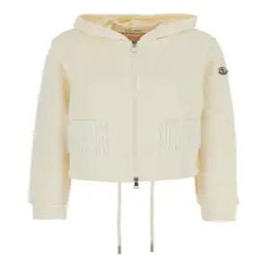 25FW 몽클레어 후드 티셔츠 8G0000289B0Q034 WHITE DOM