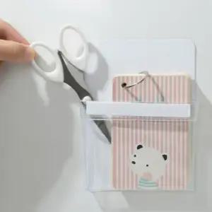 냉장고 투명 자석 포켓 짱짱한 마그네틱 홀더 정리 보관